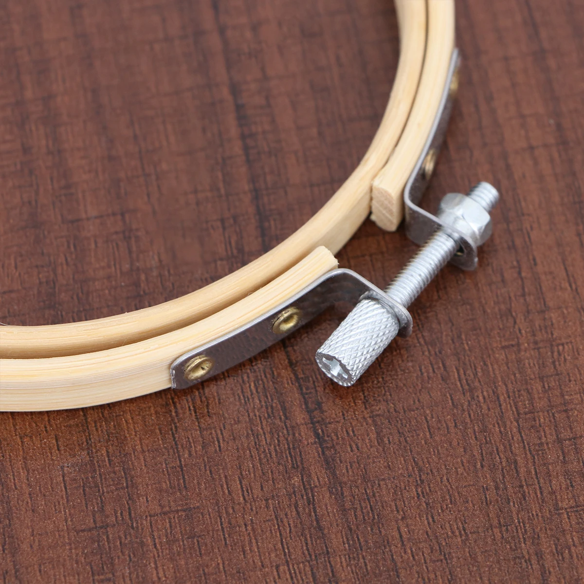 

Bamboo Embroidery Set Crafts Hoop Bambus Kreis Stretch DIY Wooden Needlework