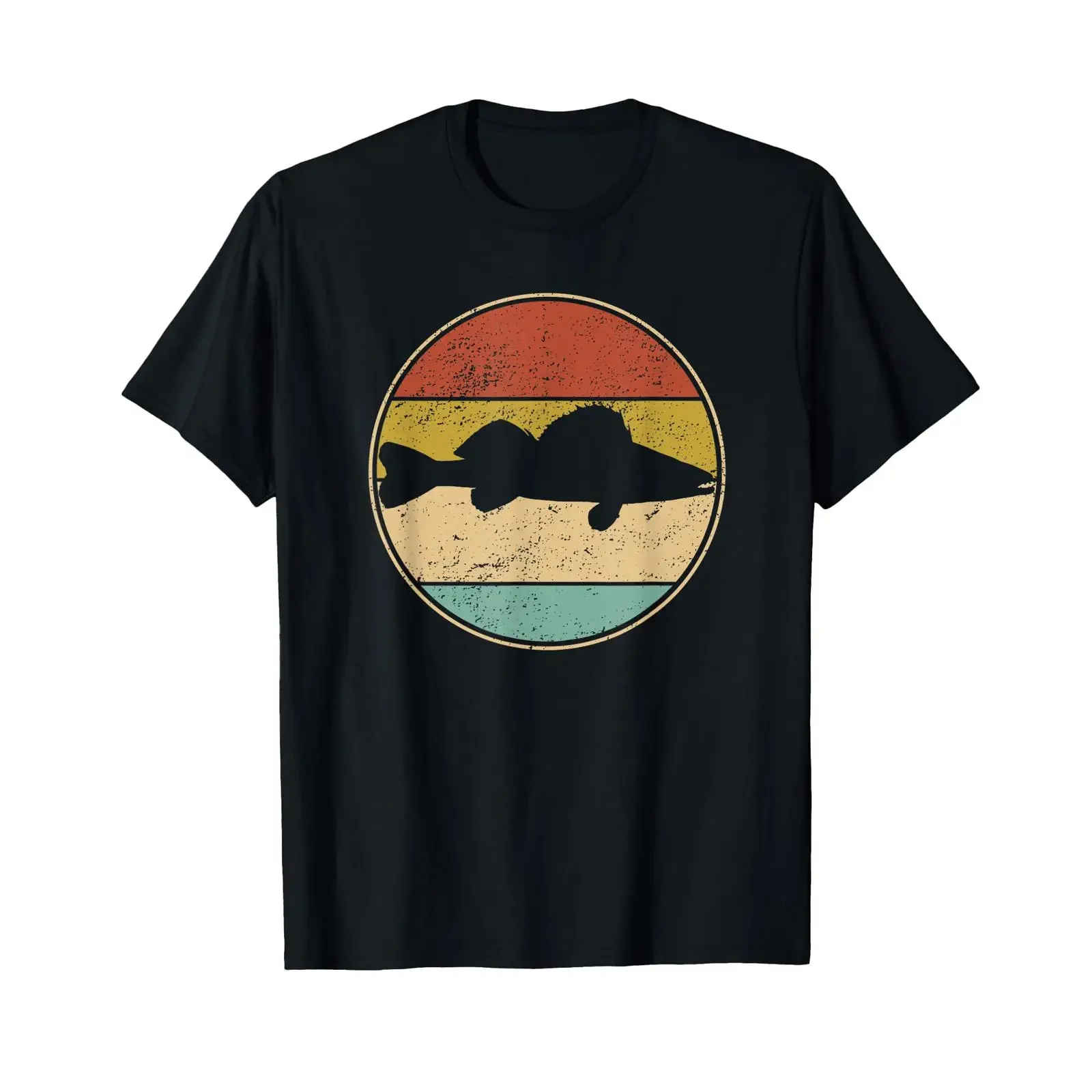 Fishing on Zander and Predatory Fish Retro Vintage T Shirt vintage Washed Breathable Versatile Soft Unisex Casual fashion