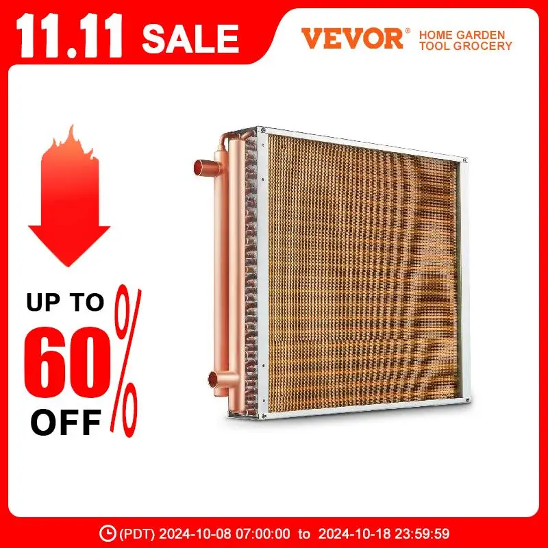 VEVOR Heat Exchanger Water to Air 20