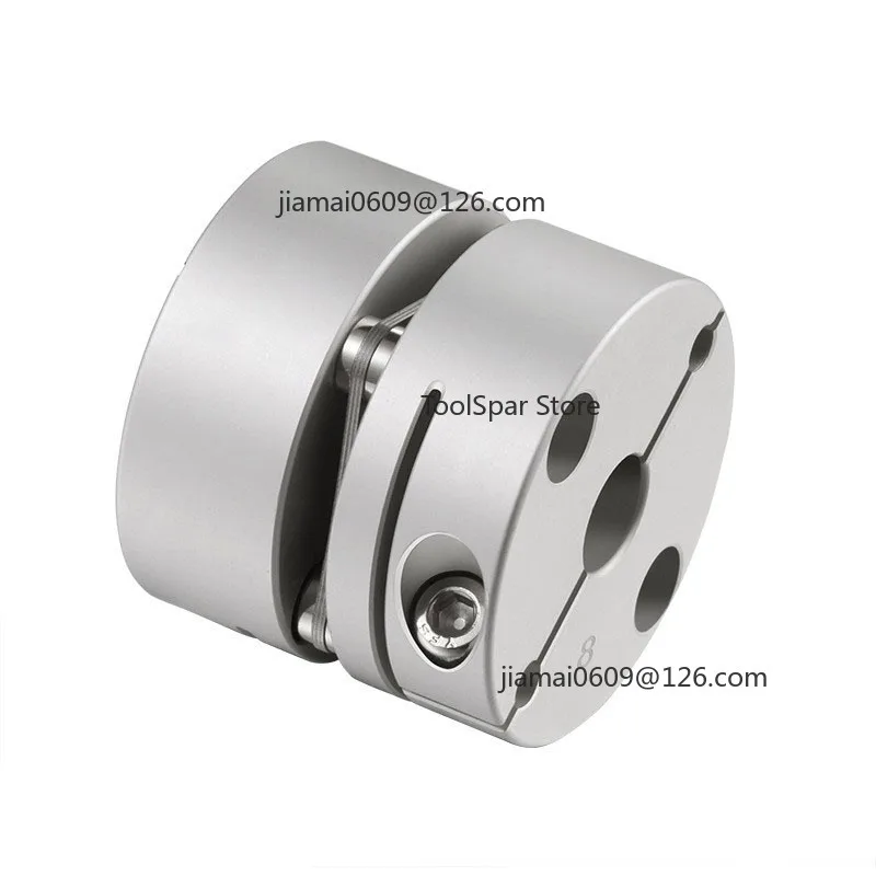 D19L20 Single Diaphragm Shaft Coupling Elastic Servo Motor Coupler Screw Lock Transmission Connector 3-8mm Bore