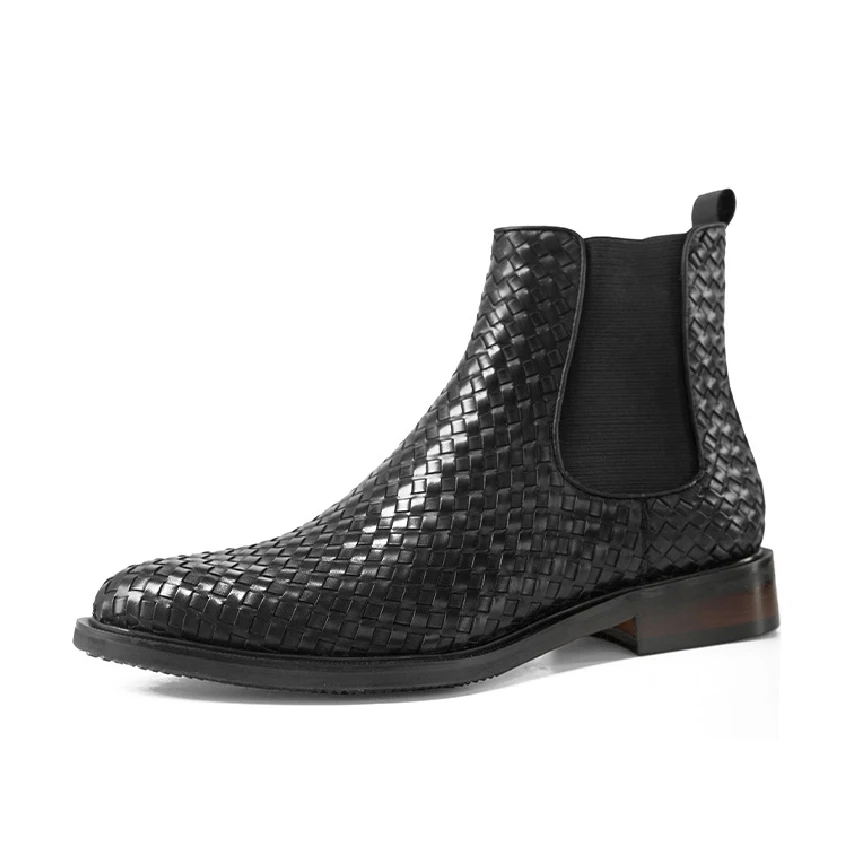 

Мужские ботинки челси из натуральной кожи, короткие ботильоны