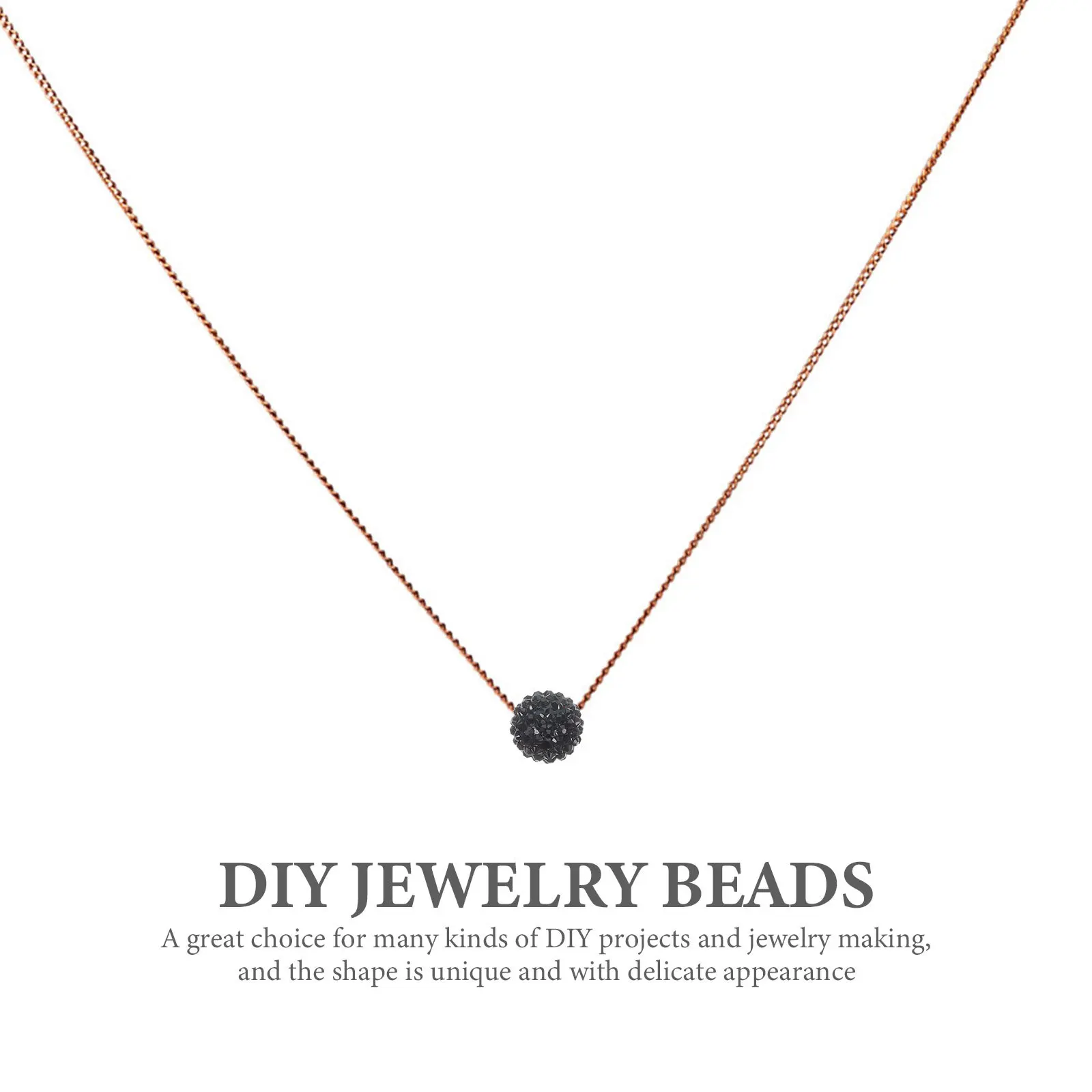 

50Pcs Acrylic Beads for Jewelry Making Smooth DIY Craft Beads Halloween Decorative Bracelet Necklace Accessories