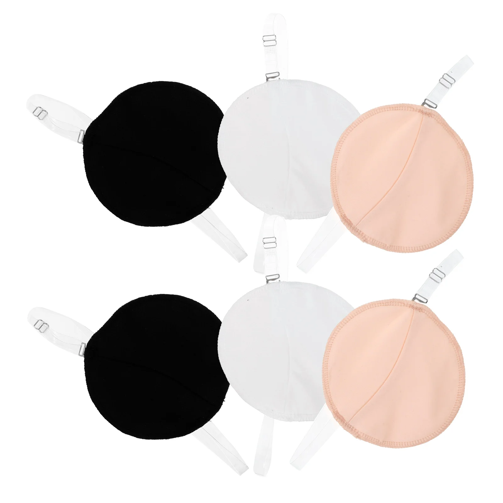 3 Pairs Armpit Sweat Pads Underarm Sweat Pads Washable Armpit Sweat Absorbent Pads for Women Girls pads for sweat