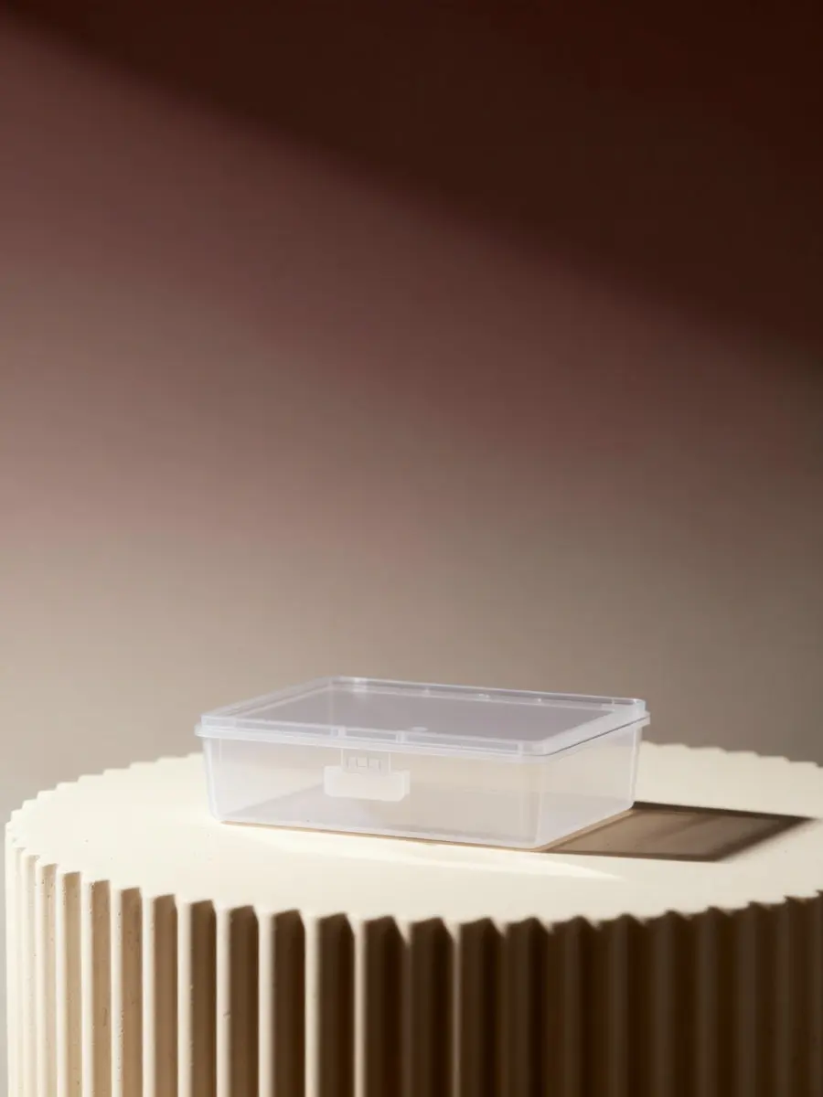 10Pcs Exquisite Craftsmanship Clear Cards Storage Case High-Quality ABS Business Card Box Wear-Resistant Portable Dustproof