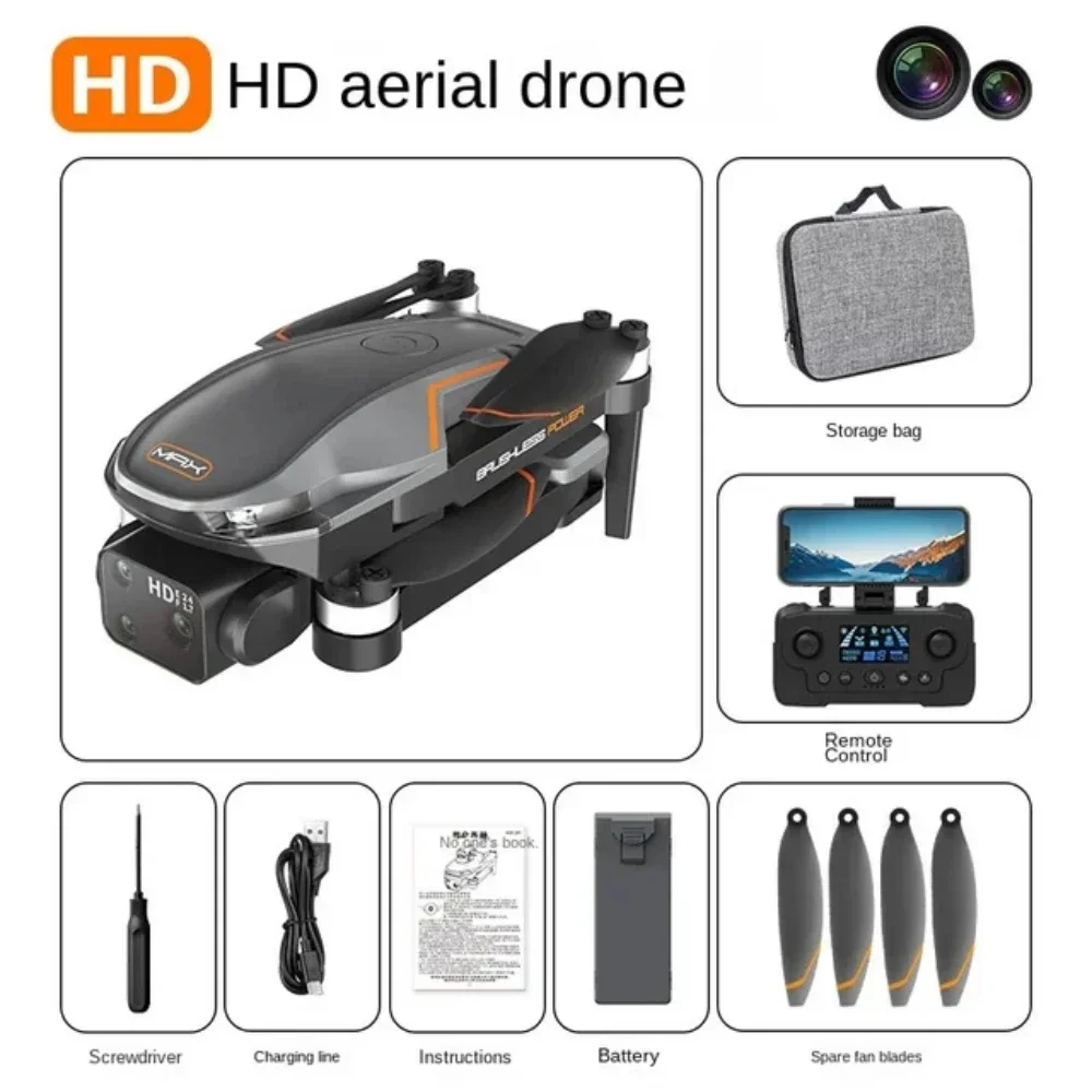 Nieuwe Drone Professinal Drie Camera's 8K Groothoek Optische GPS-localisatie Vierweg Obstakelvermijding Quadcopter Voor XIAOMI