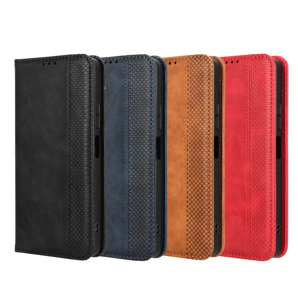 For Huawei Honor X60i 5G Fusion Flip PU Leather Wallet Shockproof Phone Case For Huawei HonorX60i X 60i Anti-Fall Coque