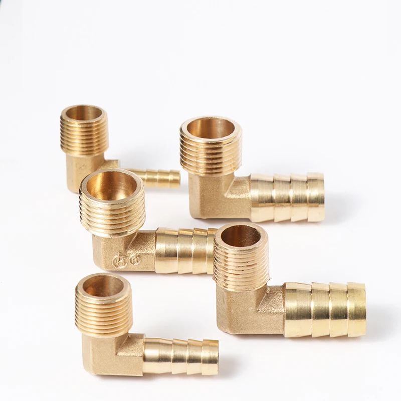 Pagoda connector 6 8 10 12 14mm hose barb connector, hose tail thread 1/8 1/4 3/8 1/2 inch thread (PT)brass water pipe fittings