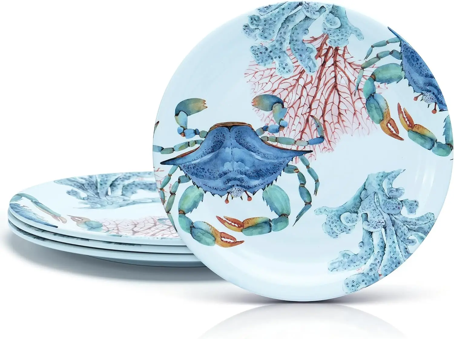 Melamine Dinner Plates, 9