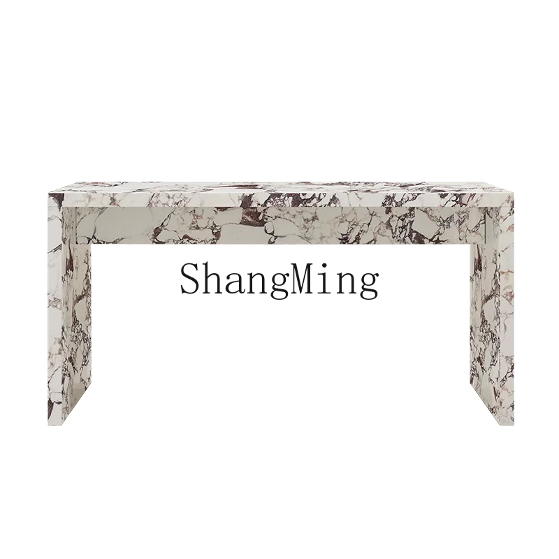 

LXY modern light luxury rock slab bar table household living room partition open table