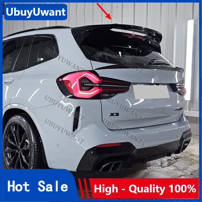 For BMW G01 X3 Spoiler 2018--2023 ABS ABS Rear Spoiler Tail Trunk Boot Wing Cover Car Accessories
