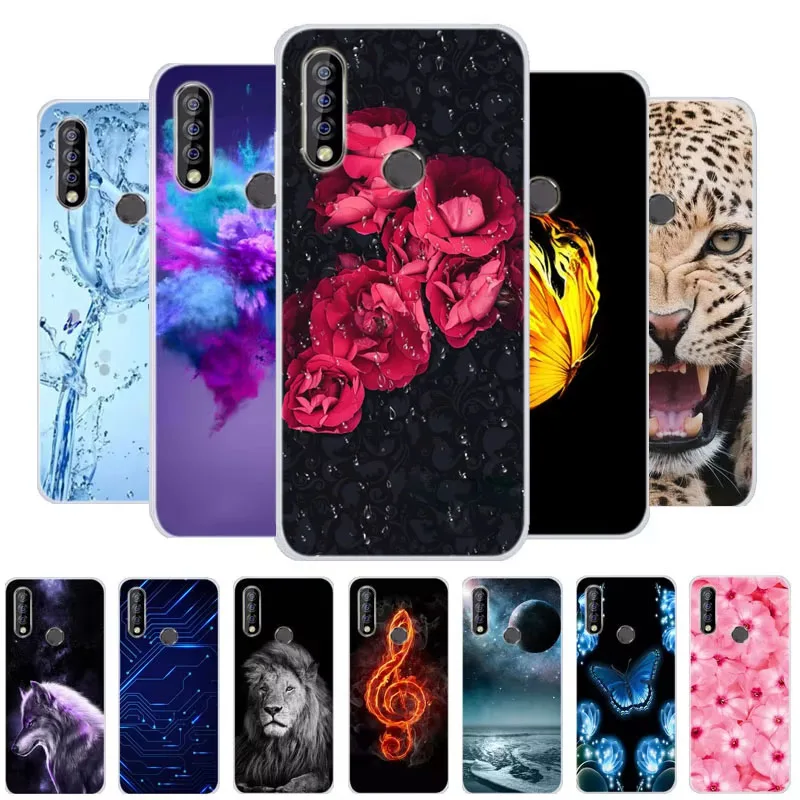 For Oukitel C18 Pro Case Oukitel C18 Pro Bumper Silicone TPU Soft Phone Cover For Oukitel C18 Pro C 18 Case Cartoon Coque Funda