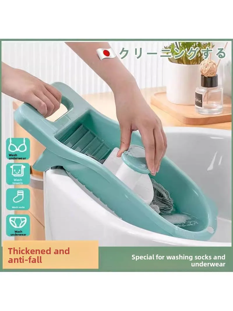 

New Sle Thiened Laundry Board Handl Sos And Underwear Cleaner Home Use Size Durable Clothes Scrubbing Board