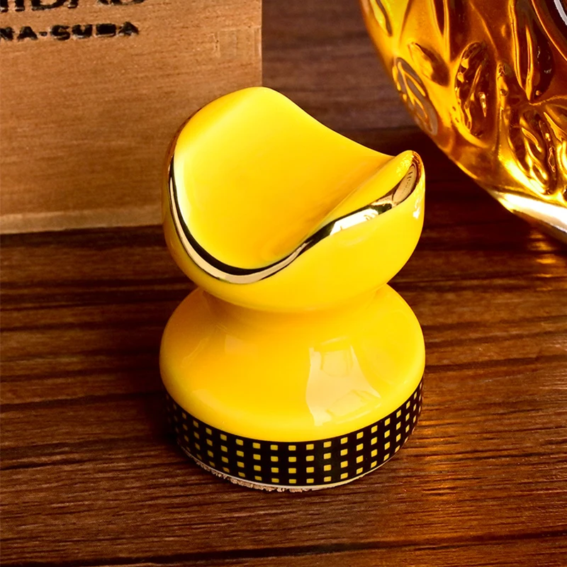 Cigar Ashtray Holder Portable Ceramic Cigar Holder Stand Pocket Mini Travel Cigarette Rack Ashtray Smoking Accessories