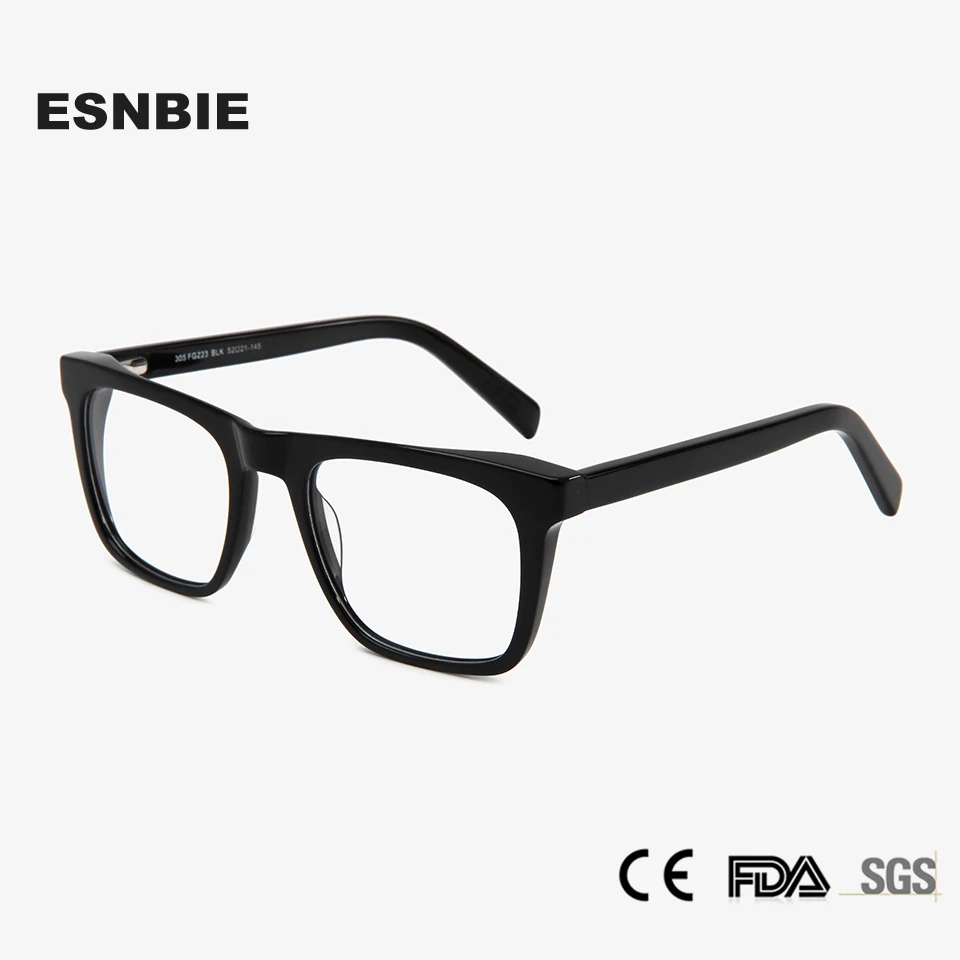 Vintage Square Men Prescription Eyeglasses Frames For Women Acetate Glasses Spectacles Spring Hinge Lentes Opticos Para Mujer