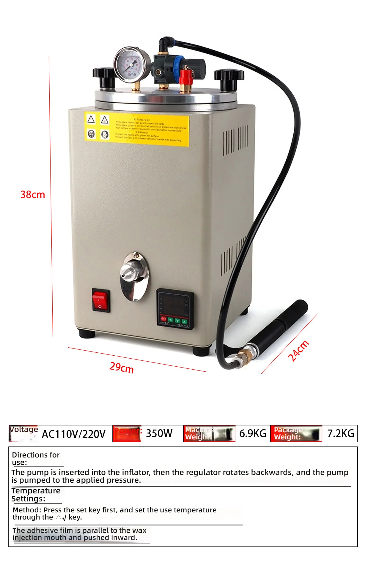 Professional Jewelry Wax Injection Machine | Advanced Casting Equipment for Craf