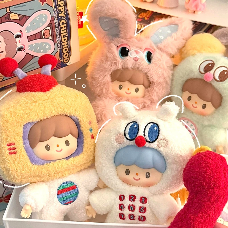 

Searching for the unicorn Zzoton, Happy Childhood series blind box, Kawaii vinyl plush pendant, decorative toy, surprise gift