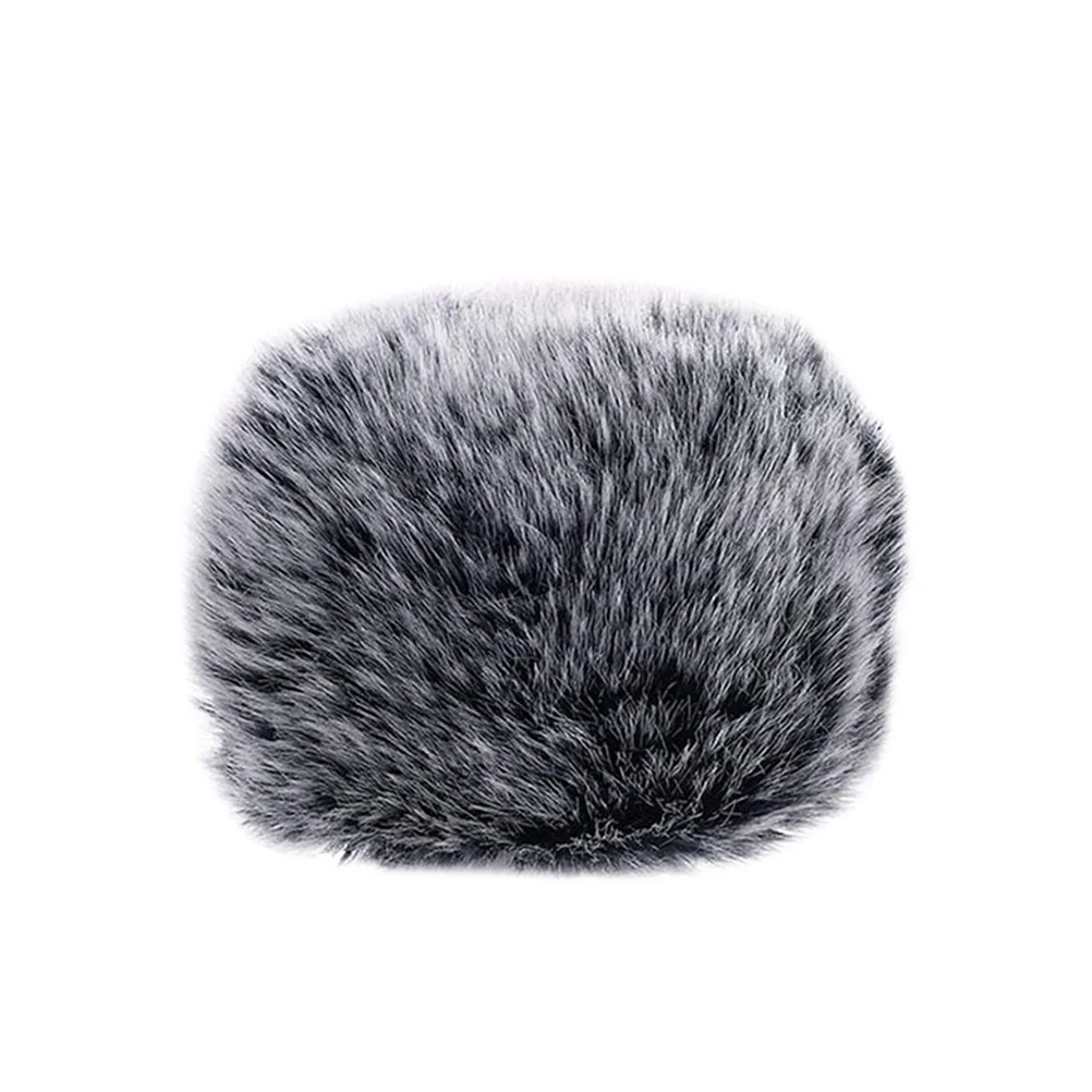 

Plush Microphone Cover Headsets Windproof Disposable Furry Practical Accessory Protectors KTV