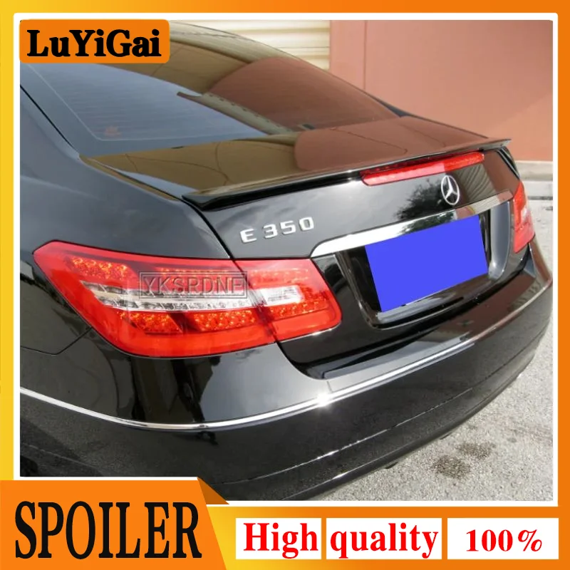 

For Mercedes E Class W207 C207 Coupe E200 E250 E300 E350 2010 - 2016 Carbon Fiber Trunk Spoiler V Style Wing