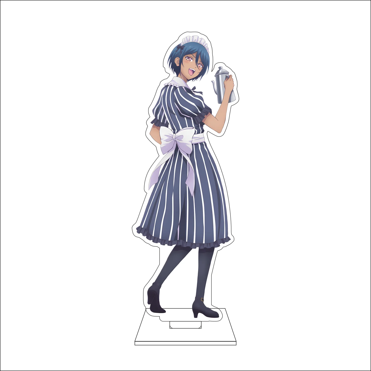 16CM Anime The Goddess Cafe Terrace Cosplay Acrylic Figure Stand Plate Hōōji Kureha Kasumi Hayato Ornaments Gift view 5