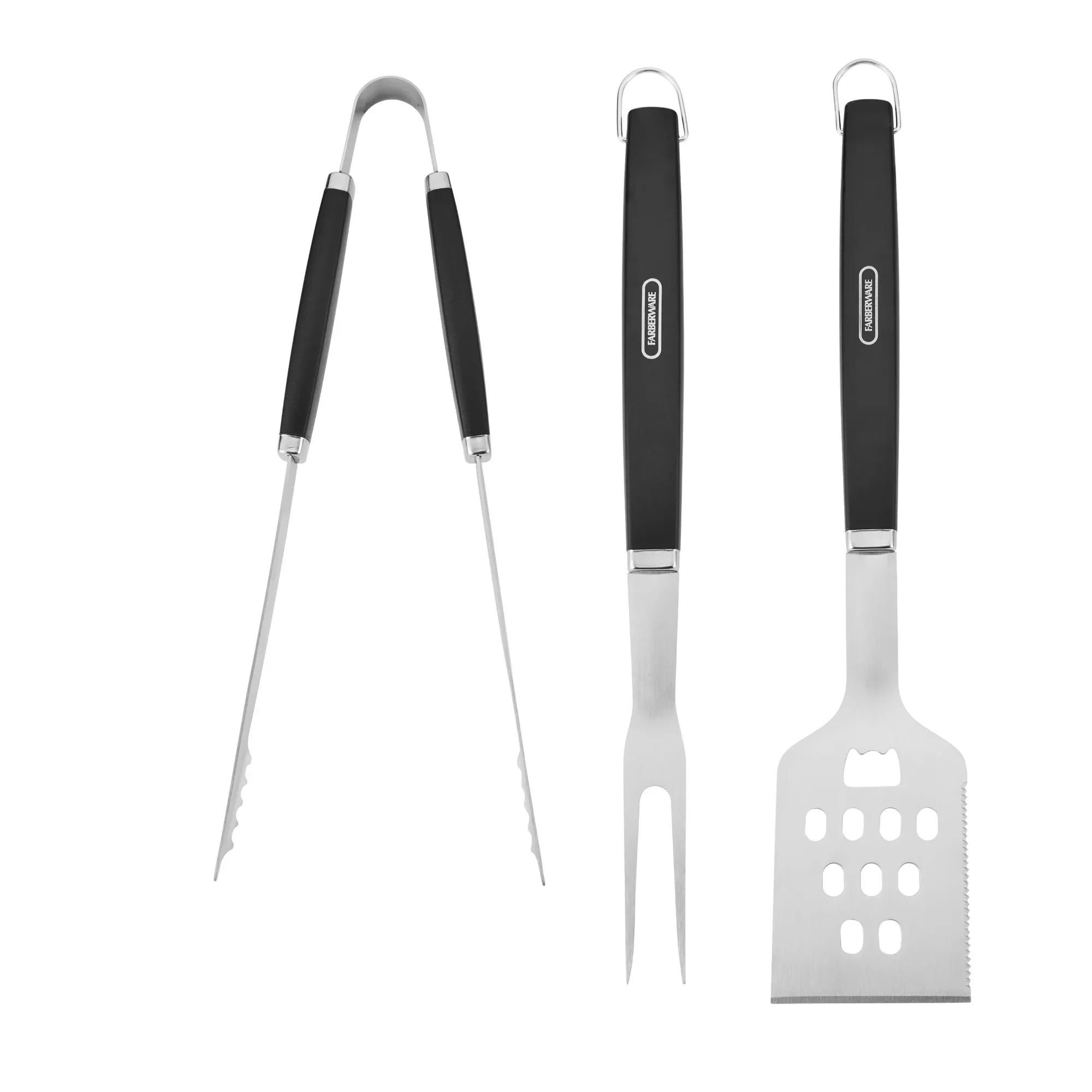 

Farberware Professional Stainless Steel BBQ Grill Tool Set (3 Pieces)
