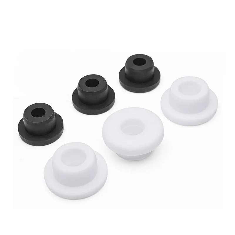 Black silicone plug hole plug 15-121 round soft silicone rubber high temperature, dustproof and waterproof sealing plug