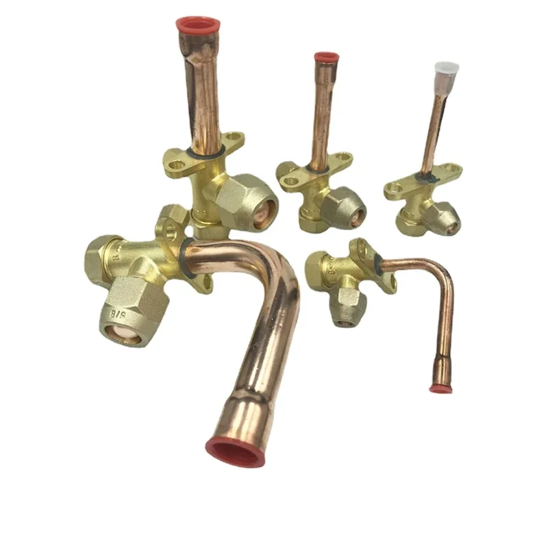 

Straight Elbow 90 Degree Fit 1/4" 3/8" 1/2" 5/8" 3/4" 7/8" OD Copper Tube 3 Ways Angle Stop 3 Way Valve Fitting Air Conditioner