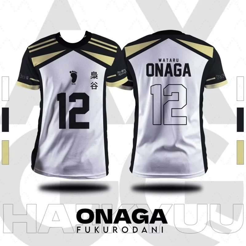 2026 Neue Sommer-Herbst Haikyuu Fukurodani Cartoon Anime Cosplay Herren Jersey Sommer Kurzarm-Oberteil Mode Damen Familie Kinder T-Shirts – Detail 2