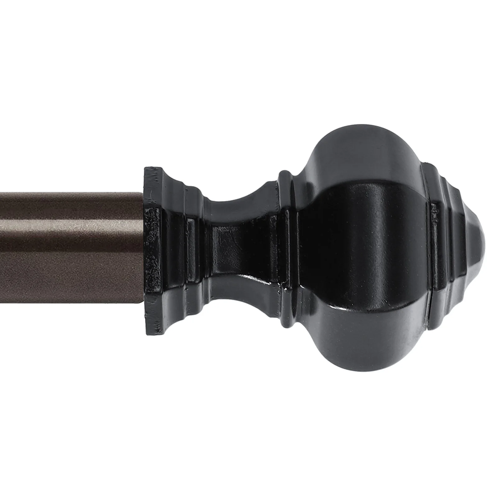 

2Pcs Elegant Curtain Rod Final ABS Material Practical Creative Attractive Design Home Decoration Accessories