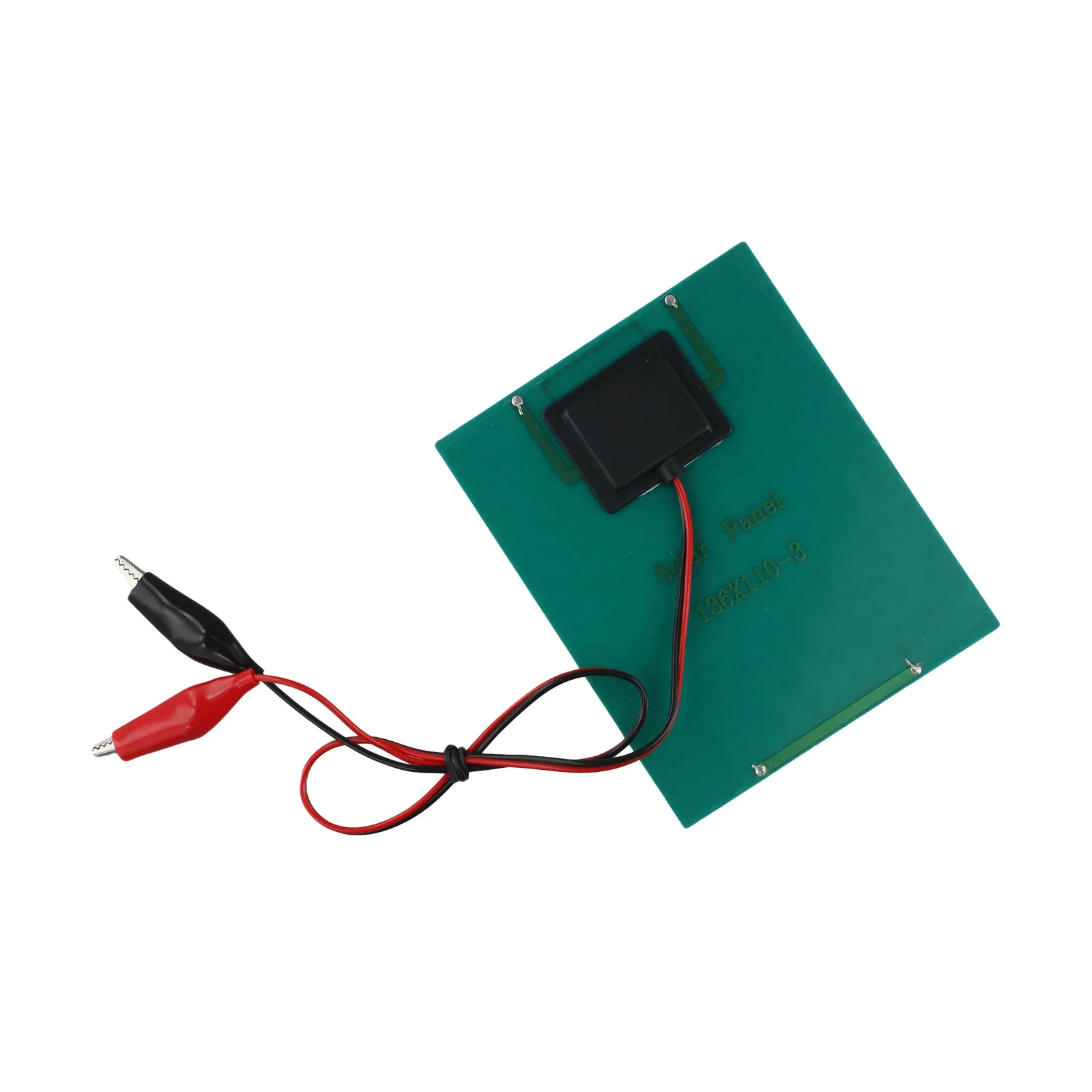 1pc 10W 12V Polycrystalline Solar Panel Outdoor Waterproof Portable Solar Panel With Clip For 9-12V Battery Charging Rural Roads