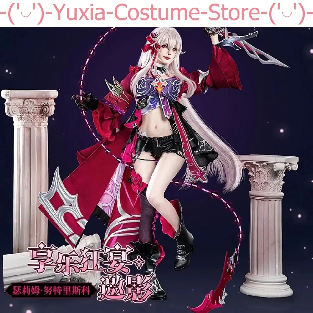 

Yuxia Honkai Impact 3rd Thelema Game Cosplay Costume Suit Women Sexy Lovely Uniform Halloween Carnival Party Role Play Outfit
