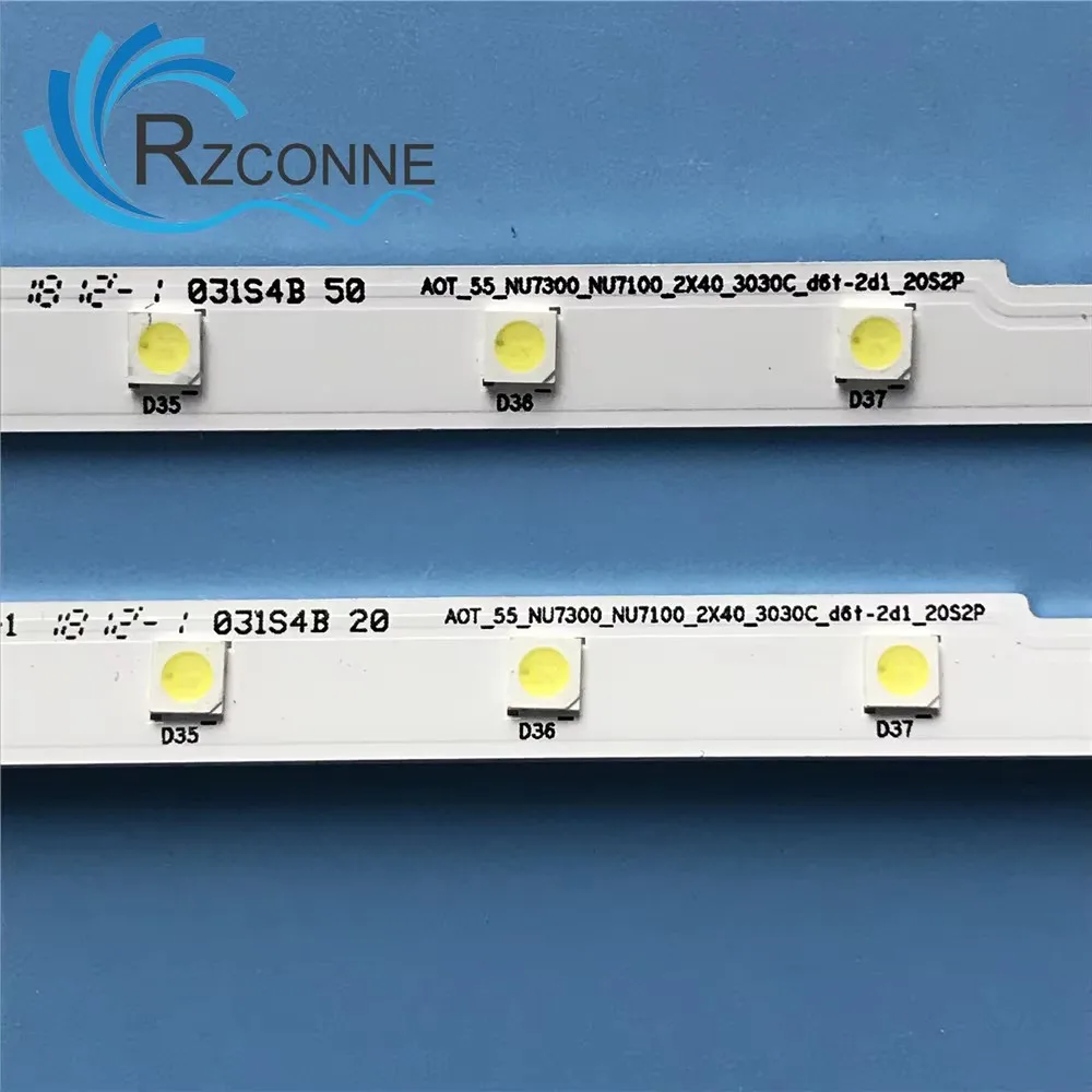 

LED Backlight strip bar for STS550AU9 LM41-00613A AOT_55_NU7300_NU7100 BN96-45913A 15485A UN55NU7300 UE55NU7105 55NU710C