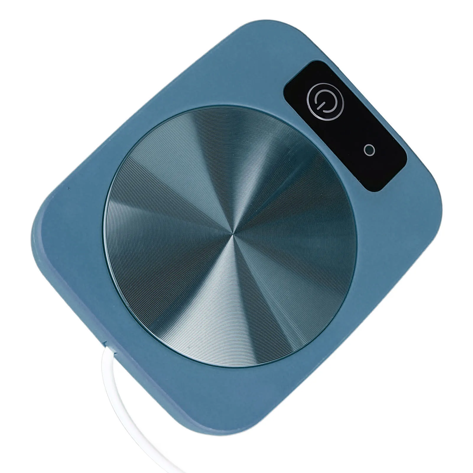 커피 워머 스마트 일정한 온도 USB 전원 휴대용 머그잔 워머 사무실 여행 홈 블루