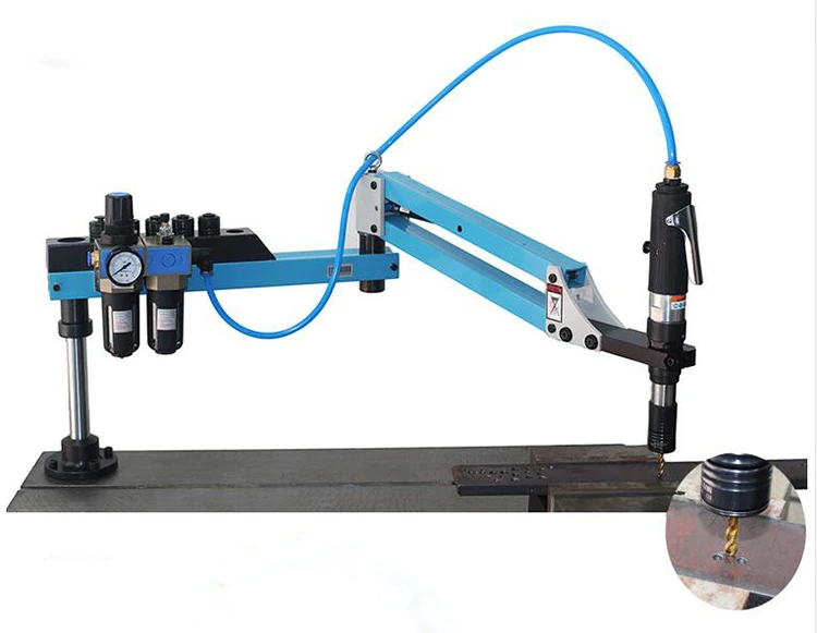 M3-M12 Pneumatic Tapping Machine 5-8Kg/cm² Rocker Tapper Machine 400rpm Universal Wire Tapping Machine Frame 1PC