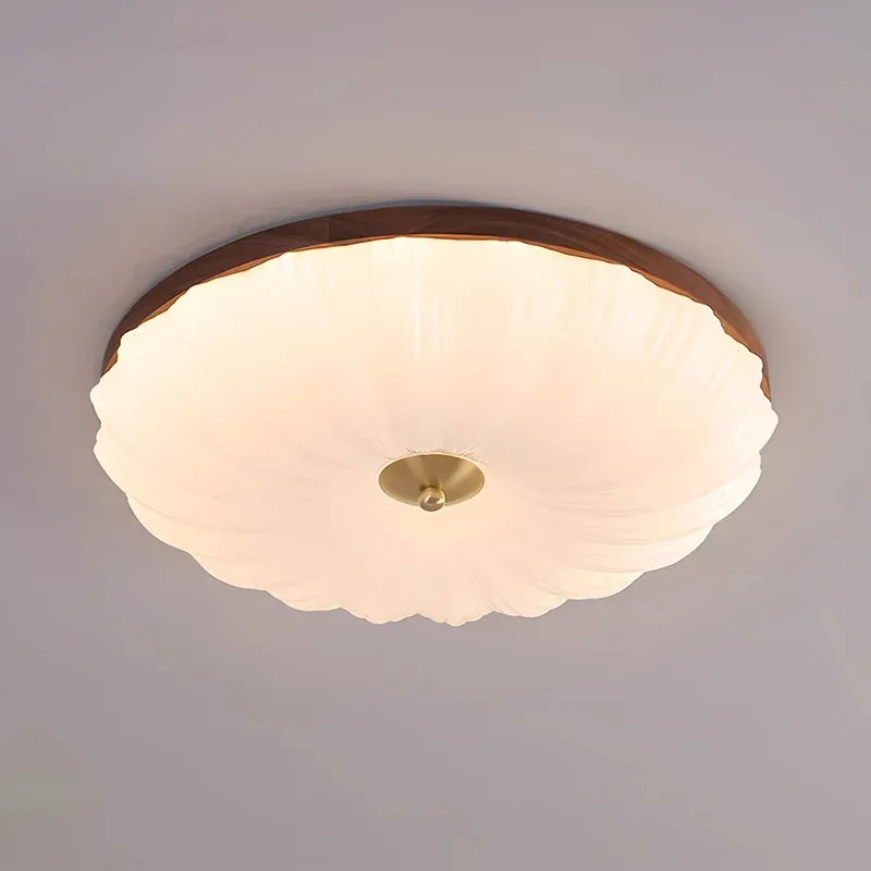 Nordic texture LED Ceiling Light Modern Wabi-Sabi Vintage Style  living room Bedroom Study indoor home Night lighting