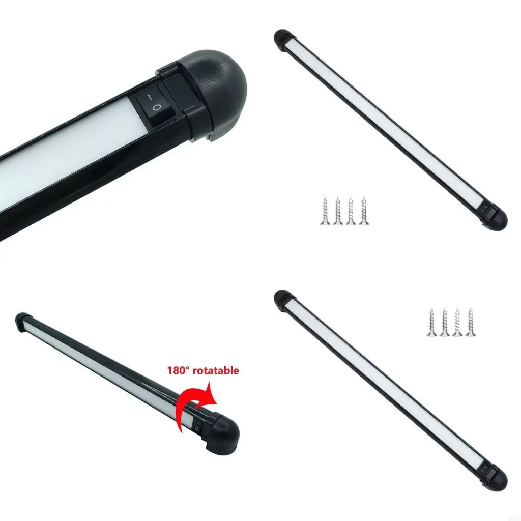 Motorhome Cabin Lamp with Integrated On Off Control, Interior Light Bar for Sleeping Space, Walkway and Storage Zone Lighting