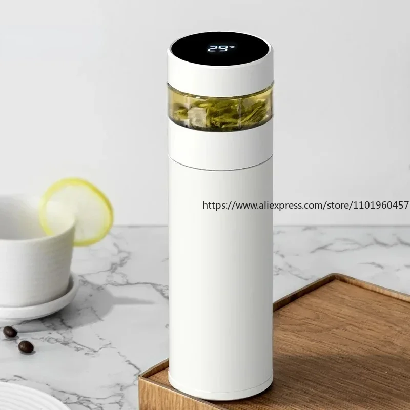 304 Inner Insulated Cup Intelligent Tea Water Separation Stainless Steel High-end Office Tea Making Cup