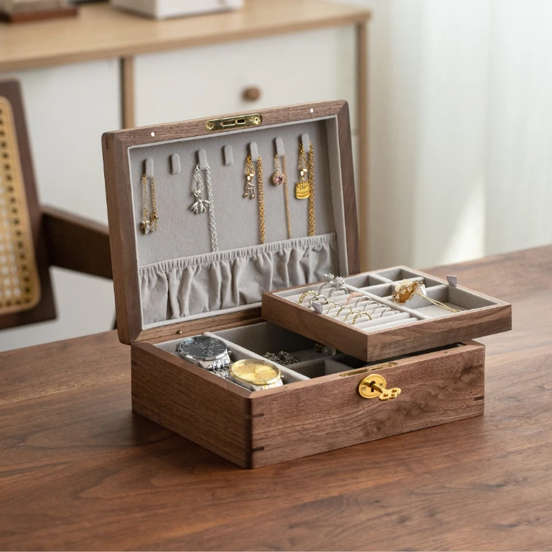 Portable Jewellery Box Solid W - Travel Jewellery & Accessories Organiser recension och pris