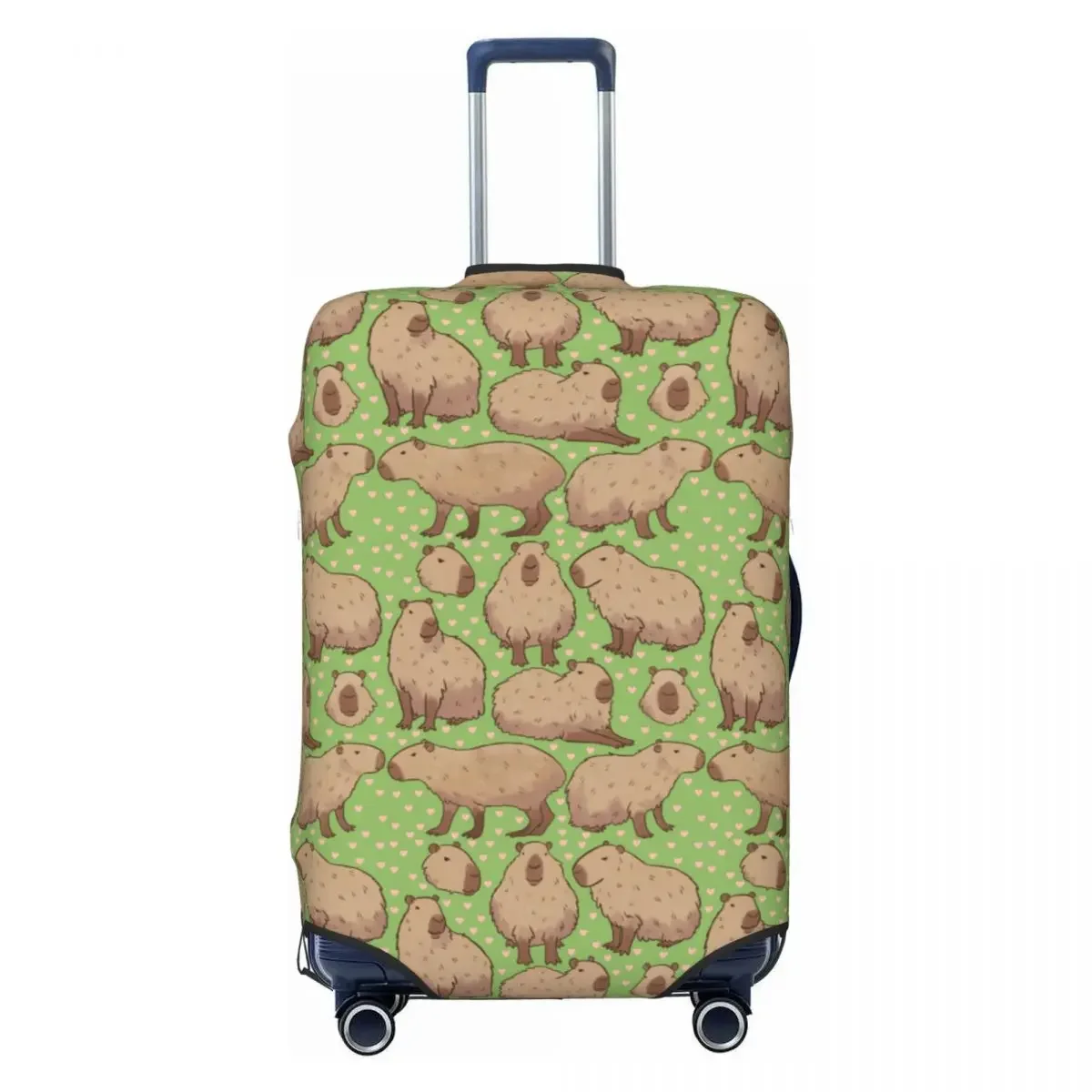 Custom Cute Pet Capybara Suitcase Cover Elastic Luggage Protective Covers for 18-32 inch