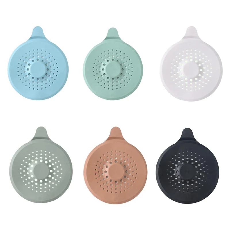

A93G Sink Anti-Clogging Silicone Floor Drain Cover Bathroom Drain Hair Anti-Clogging Filter Sewer Outlet Filter