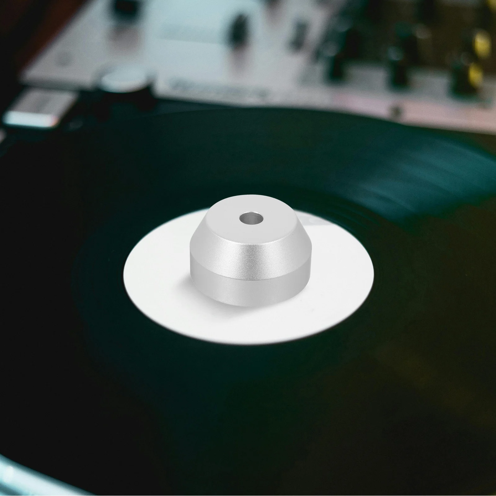 

Vinyl Record Weight Adapter Turntable Replacement Stabilizer Retro Universal Design Eccentric Correction Durable Wear Resistant