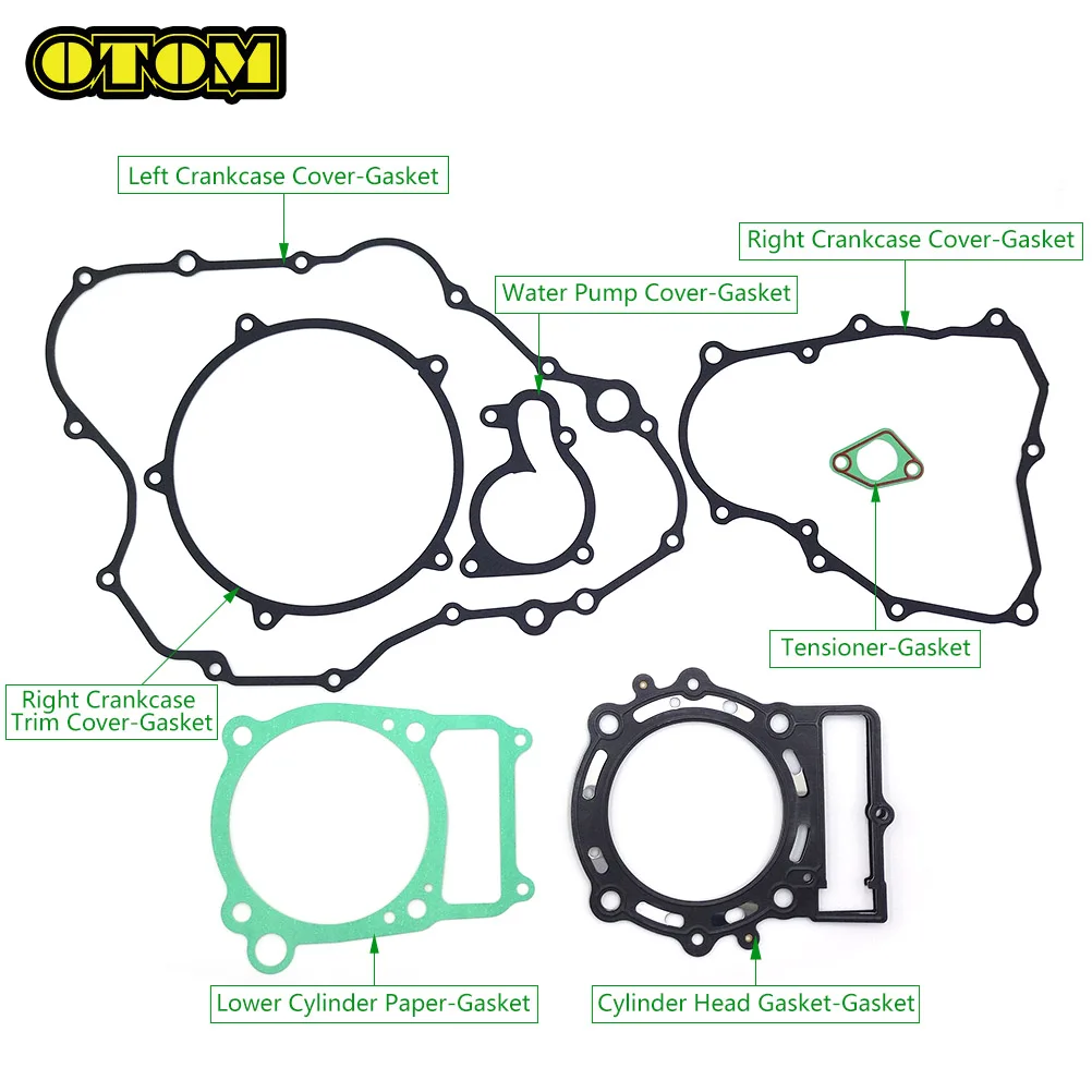 For ZONGSHEN Motorcycle Complete Gasket Kit Full Machine Pad Set  ZS177MM NC250 ZS194MQ-2 NC450 AVANTIS Enduro MOTOLAND GR8 BRZ