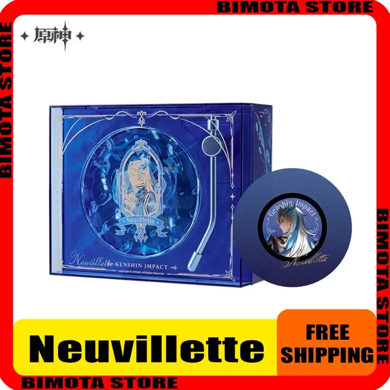 

Presale [Genuine] MiHoYo Game Genshin Impact Neuvillette Bluetooth Speaker AUX/TF Card CD Player Desktop Ornament Prop Xmas box