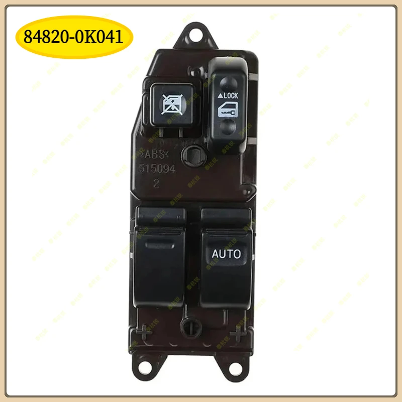 84820-0K041 For Toyota Hilux GGN15R RHD Right Side Master Power Window Lifter Control Switch Car Accessories 84820-0K041