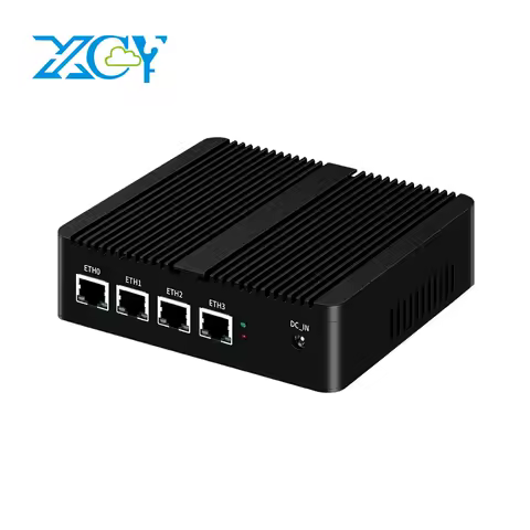XCY Firewall Router Mini PC Celeron J1900 N100 N5105 J4125 4x 2.5G Ethernet Support Virtualization OpenWrt Pfsense OPNsense EXSI