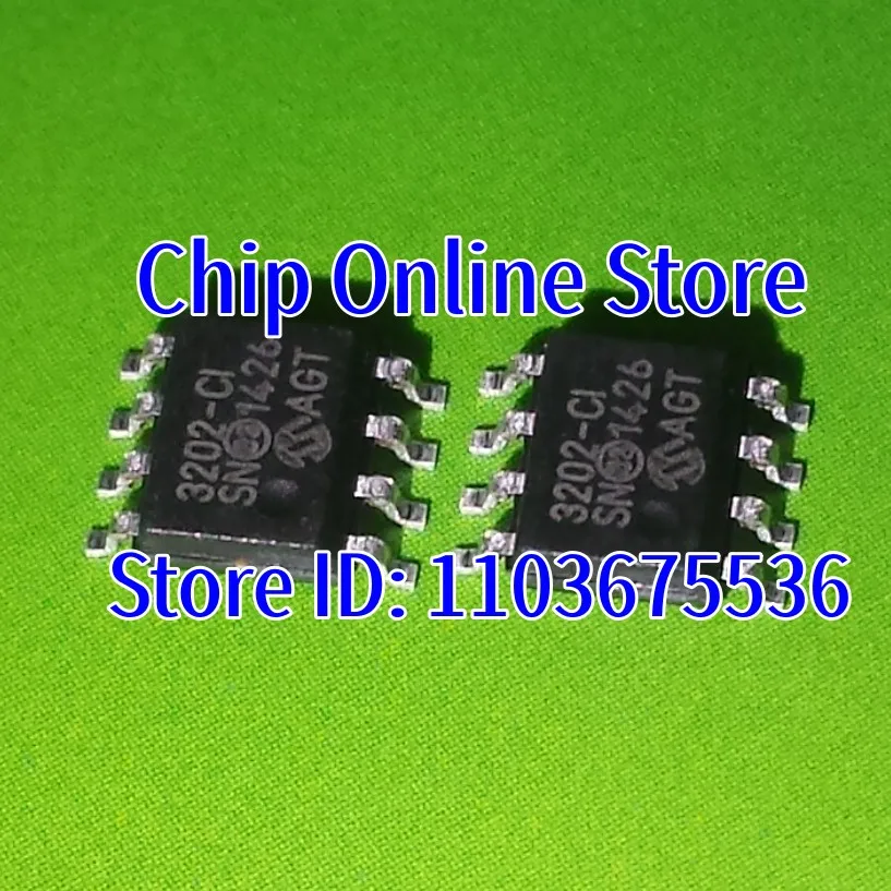 

2 ~ 100pcs MCP3202-CI/SN MCP3202T-CI/SN MCP3202 SOIC8 новый оригинальный аналоговый цифровой конвертер