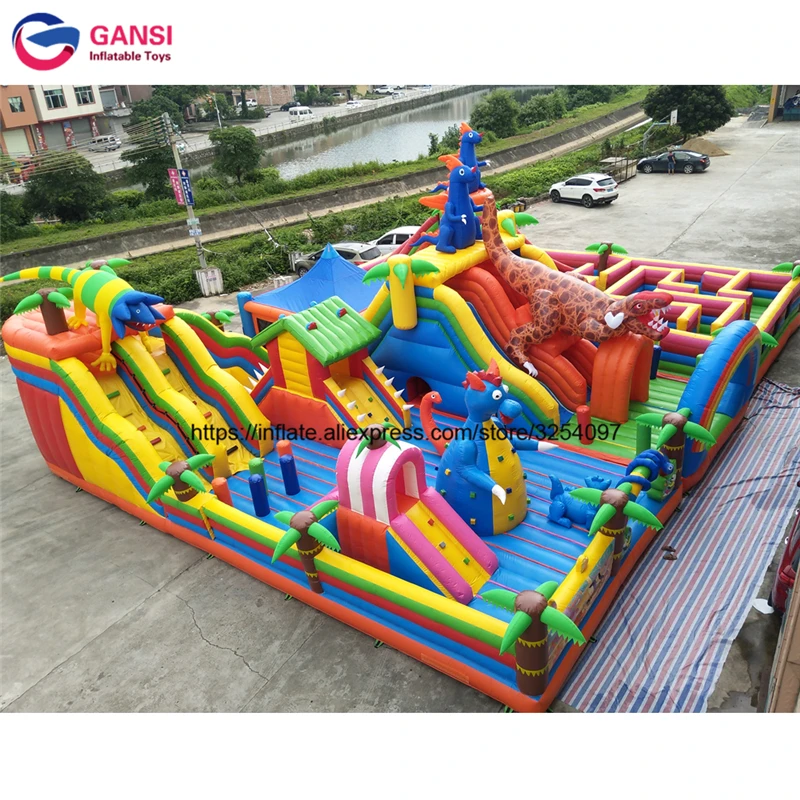 High Quality Inflatable Jumping Bouncy Castle House Ondoor Playground Inflatable Theme Park Fun City