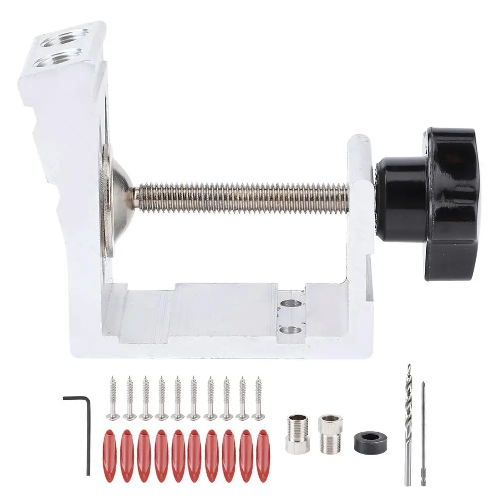 

Pocket Hole Jig Kit for professional Woodworking Accessory Drilling Tool Fixture for Home Projects and Craftsmanship