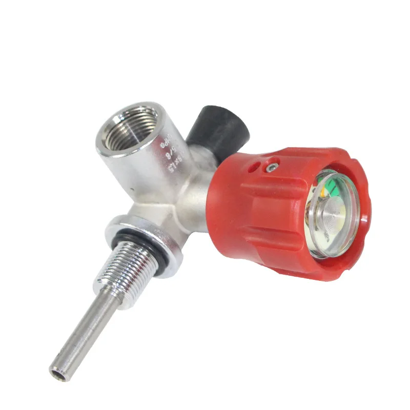 High pressure explosion-proof valve 6.8/3 l carbon fiber cylinder 5L cylinder positive pressure, respirator bottle head valve
