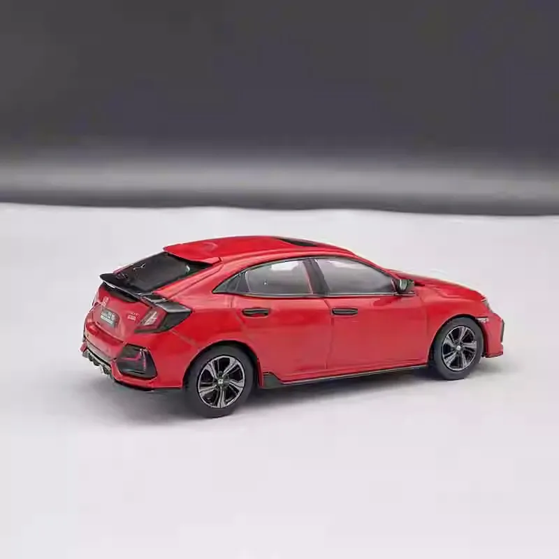 1/43 Scale Honda Civic Hatchback 2023 Red Diecast Model Car Collection