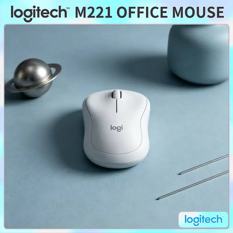 

Logitech M221 Silent Optical Mouse - 1000 DPI Precision, Compact Design, USB Nano Receiver, Perfect for Students Travelers